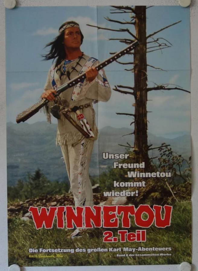 Winnetou 2 - Last of the Renegades original release german movie poster